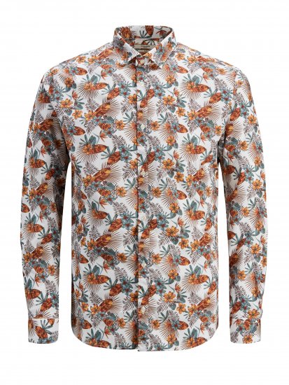 Jack & Jones Blagraduation Shirts White - Πουκάμισα - Aνδρικά πουκαμισα μεγαλα μεγάλα μεγέθη