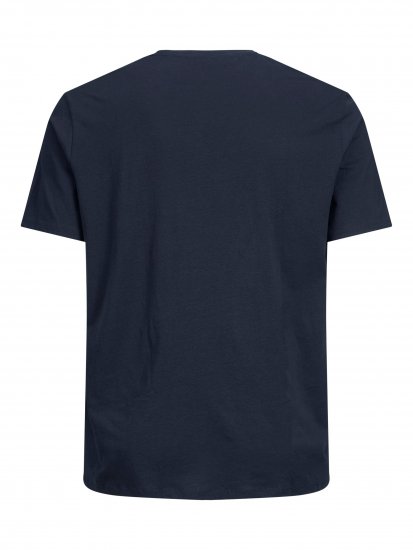 Jack & Jones Booster T-shirt Navy - Μακό μπλουζάκια - Aνδρικά μπλουζεσ μεγάλα μεγέθη