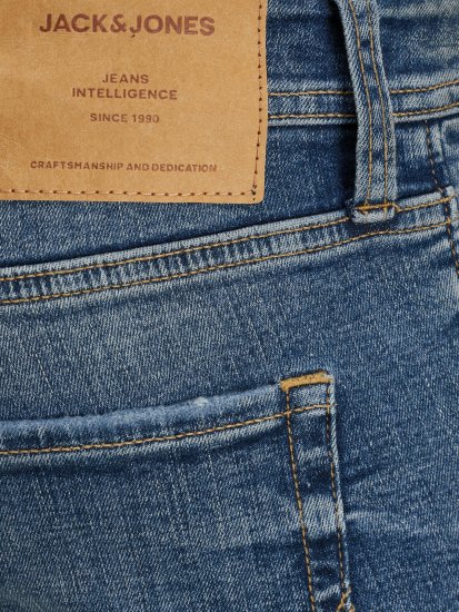 Jack & Jones Liam 101 Skinny Blue Denim - Τζιν και παντελόνια - Aνδρικα τζιν παντελόνια μεγάλα μεγέθη