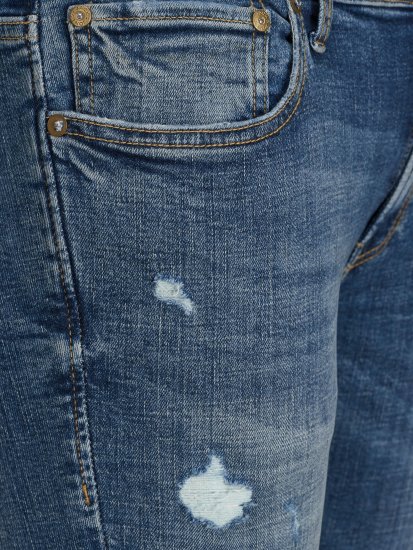 Jack & Jones Liam 101 Skinny Blue Denim - Τζιν και παντελόνια - Aνδρικα τζιν παντελόνια μεγάλα μεγέθη