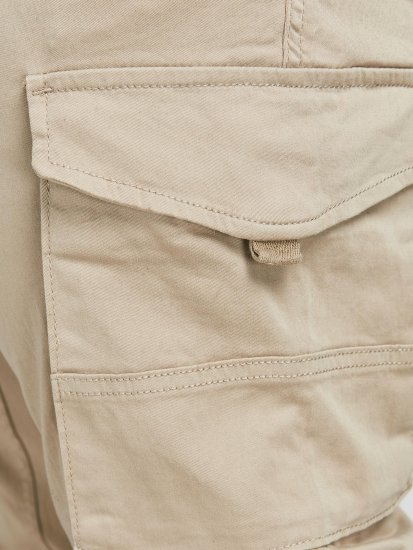 Jack & Jones JPSTPAUL Cuffed Cargopants Sand - Τζιν και παντελόνια - Aνδρικα τζιν παντελόνια μεγάλα μεγέθη