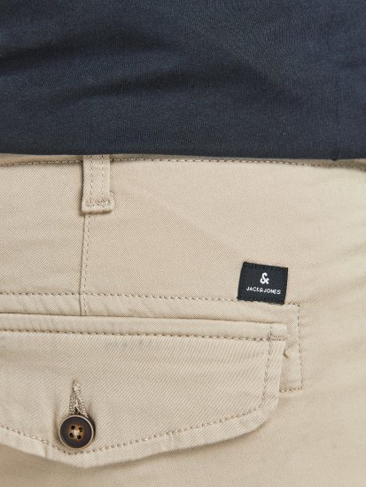Jack & Jones JPSTPAUL Cuffed Cargopants Sand - Τζιν και παντελόνια - Aνδρικα τζιν παντελόνια μεγάλα μεγέθη
