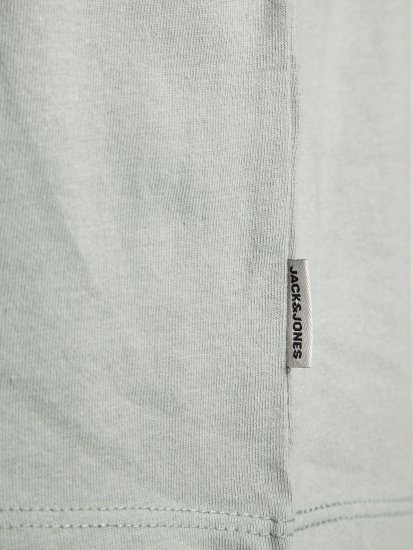 Jack & Jones JCOSPRING T-Shirt Gray - Μακό μπλουζάκια - Aνδρικά μπλουζεσ μεγάλα μεγέθη