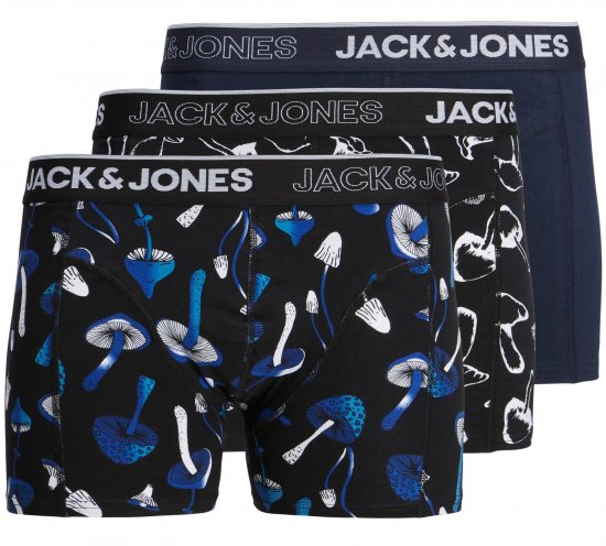 Jack & Jones JACMUSHROOM Boxers 3-pack - Εσώρουχα/Μαγιό - Aνδρικά Εσώρουχα μεγάλα μεγέθη