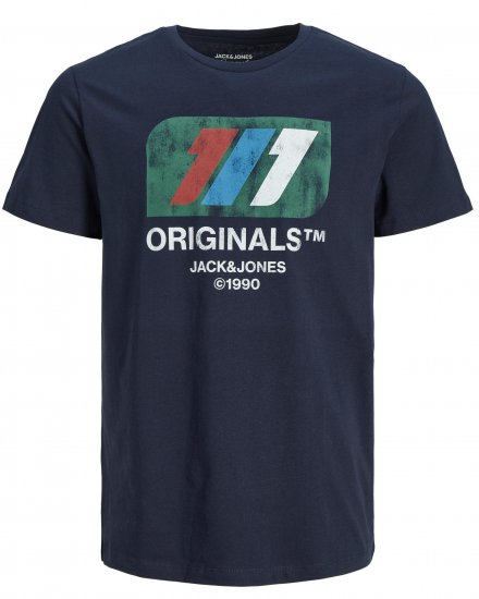 Jack & Jones JORNATE T-shirt Navy - Μακό μπλουζάκια - Aνδρικά μπλουζεσ μεγάλα μεγέθη