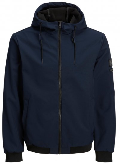 Jack & Jones JCOCLASSIC Waffle Jacket Navy Blazer - Μπουφάν - Aνδρικά μπουφαν μεγάλα μεγέθη