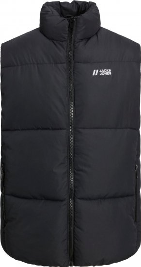 Jack & Jones JJMAX BODYWARMER black - Μπουφάν - Aνδρικά μπουφαν μεγάλα μεγέθη