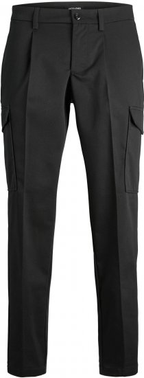 Jack & Jones JPSTBILL JJCLEAN TAPERED CARGO TROUSERS Black - Τζιν και παντελόνια - Aνδρικα τζιν παντελόνια μεγάλα μεγέθη