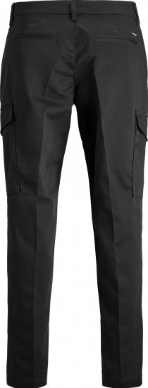 Jack & Jones JPSTBILL JJCLEAN TAPERED CARGO TROUSERS Black - Τζιν και παντελόνια - Aνδρικα τζιν παντελόνια μεγάλα μεγέθη