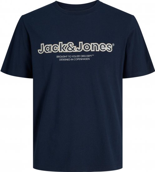 Jack & Jones JORLAKEWOOD BRANDING T-SHIRT - Μακό μπλουζάκια - Aνδρικά μπλουζεσ μεγάλα μεγέθη