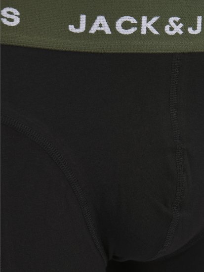 Jack & Jones JACARON Trunks 3-Pack Black - Εσώρουχα/Μαγιό - Aνδρικά Εσώρουχα μεγάλα μεγέθη
