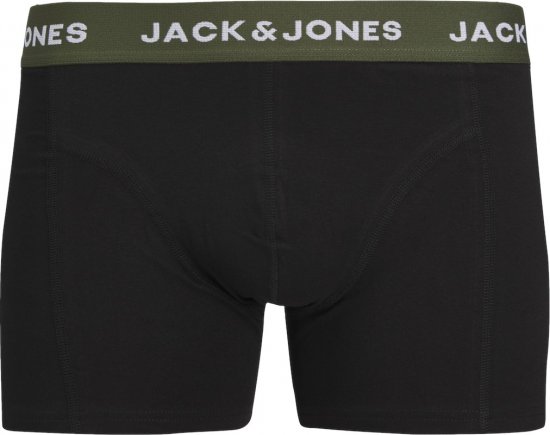 Jack & Jones JACARON Trunks 3-Pack Black - Εσώρουχα/Μαγιό - Aνδρικά Εσώρουχα μεγάλα μεγέθη