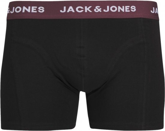 Jack & Jones JACARON Trunks 3-Pack Black - Εσώρουχα/Μαγιό - Aνδρικά Εσώρουχα μεγάλα μεγέθη