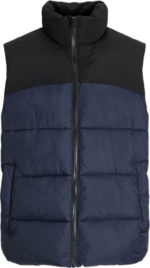 Jack & Jones MOON Bodywarmer Navy Blazer - Μπουφάν - Aνδρικά μπουφαν μεγάλα μεγέθη