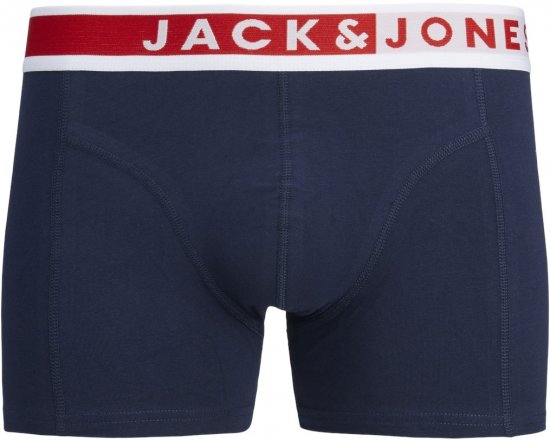 Jack & Jones JACKARIM Trunks 3-Pack Red - Εσώρουχα/Μαγιό - Aνδρικά Εσώρουχα μεγάλα μεγέθη