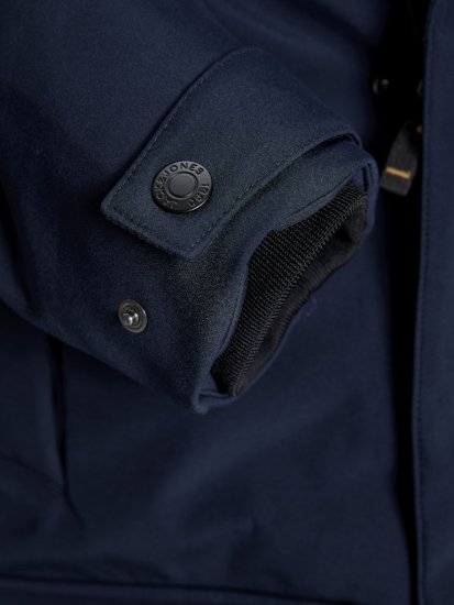Jack & Jones Finn Softshell Parka Sky Captain - Μπουφάν - Aνδρικά μπουφαν μεγάλα μεγέθη