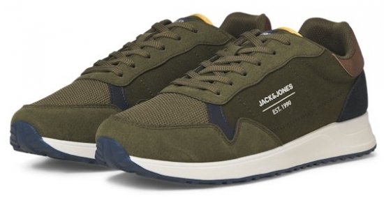 Jack & Jones Beech Combo Sneakers Green - Ανδρικά Παπούτσια 40-52 - 