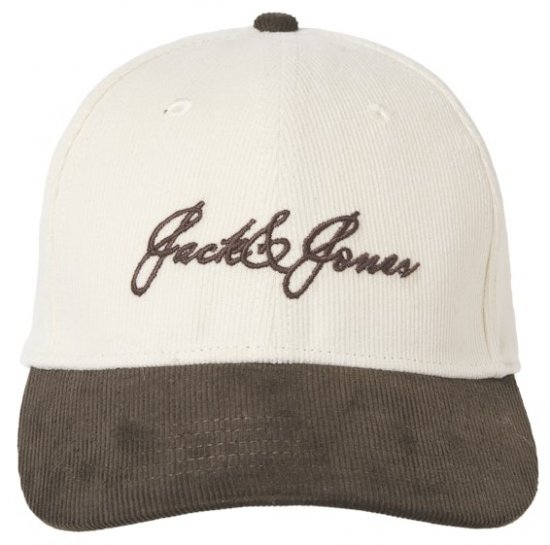 Jack & Jones Base Corduroy Cap Antique White - Αξεσουάρ - 