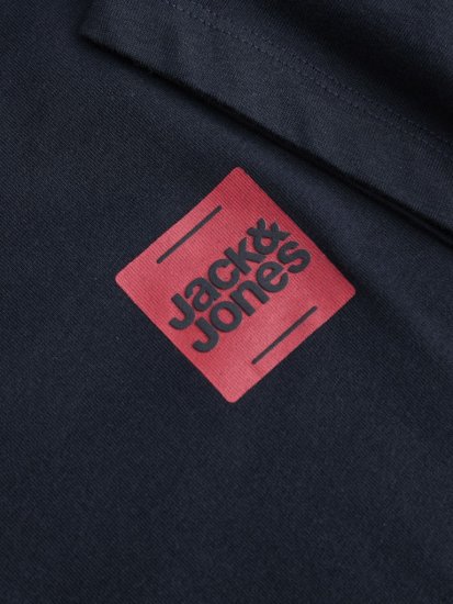 Jack & Jones Brandy Crew Neck T-Shirt Sky Captain - Μακό μπλουζάκια - Aνδρικά μπλουζεσ μεγάλα μεγέθη