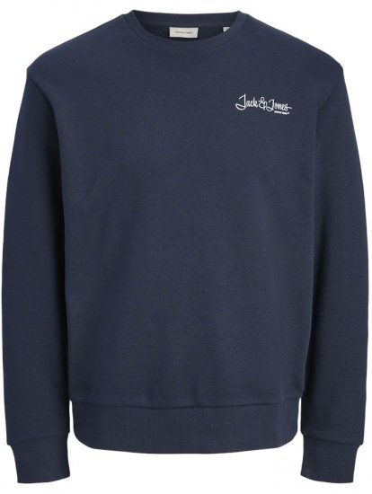 Jack & Jones Yuki Back Print Crew Neck Sweatshirt Sky Captain - φούτερ/Φούτερ με κουκούλα - φούτερ/Φούτερ με κουκούλα ανδρικά μεγάλα μεγέθη 
