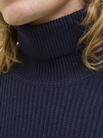 Jack & Jones Pannel Roll Neck Knit Pullover Sky Captain - φούτερ/Φούτερ με κουκούλα - φούτερ/Φούτερ με κουκούλα ανδρικά μεγάλα μεγέθη 