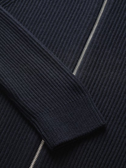 Jack & Jones Pannel Zip Knit Cardigan Sky Captain - φούτερ/Φούτερ με κουκούλα - φούτερ/Φούτερ με κουκούλα ανδρικά μεγάλα μεγέθη 