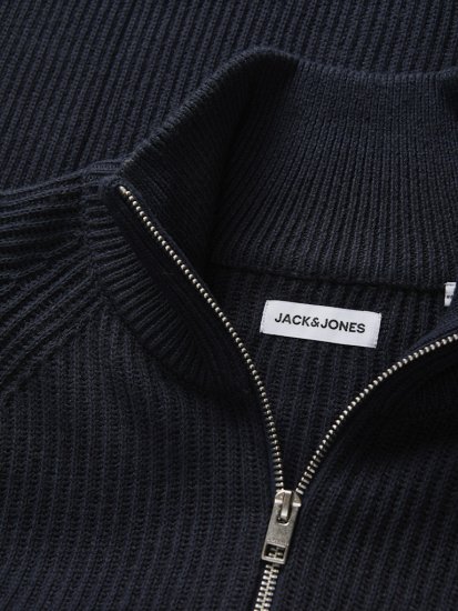 Jack & Jones Pannel Zip Knit Cardigan Sky Captain - φούτερ/Φούτερ με κουκούλα - φούτερ/Φούτερ με κουκούλα ανδρικά μεγάλα μεγέθη 