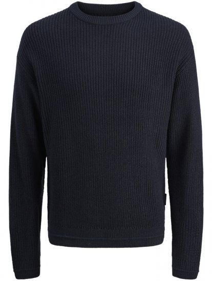 Jack & Jones Kaito Knit Crew Neck Pullover Sky Captain - φούτερ/Φούτερ με κουκούλα - φούτερ/Φούτερ με κουκούλα ανδρικά μεγάλα μεγέθη 