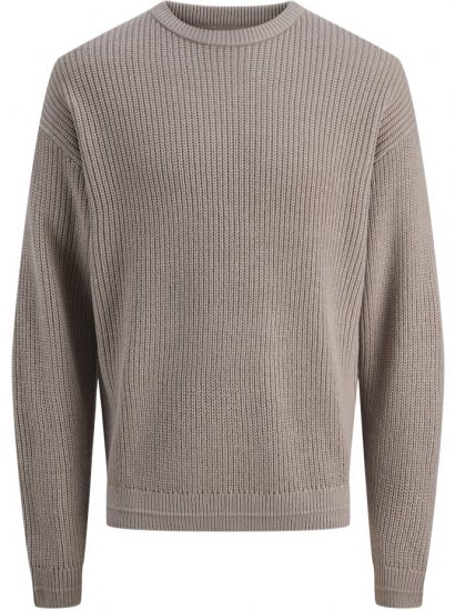 Jack & Jones Kaito Knit Crew Neck Pullover Atmosphere - φούτερ/Φούτερ με κουκούλα - φούτερ/Φούτερ με κουκούλα ανδρικά μεγάλα μεγέθη 