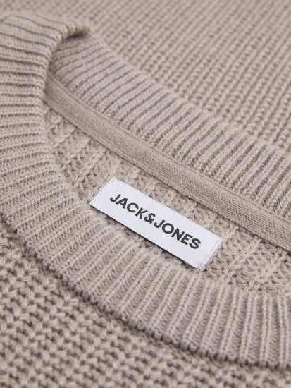 Jack & Jones Kaito Knit Crew Neck Pullover Atmosphere - φούτερ/Φούτερ με κουκούλα - φούτερ/Φούτερ με κουκούλα ανδρικά μεγάλα μεγέθη 