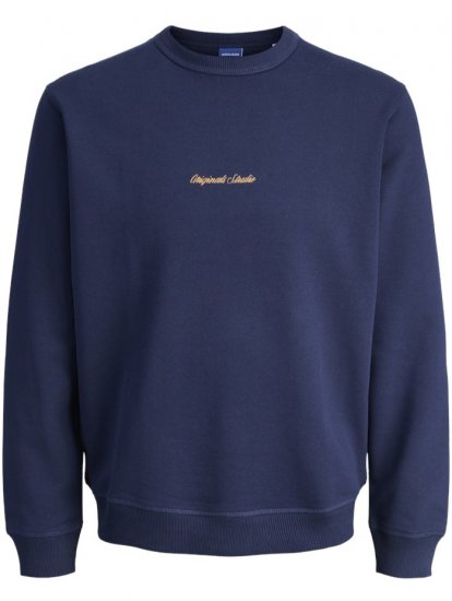 Jack & jones Norrebro Crew Neck Sweatshirt Ocean Cavern - φούτερ/Φούτερ με κουκούλα - φούτερ/Φούτερ με κουκούλα ανδρικά μεγάλα μεγέθη 