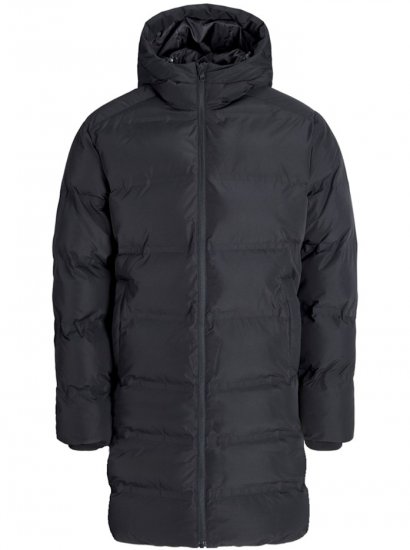 Jack & Jones Soho Long Puffer Jacket Black - Μπουφάν - Aνδρικά μπουφαν μεγάλα μεγέθη