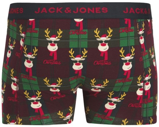 Jack & Jones Rudolph Trunks 3-Pack Dark Navy - Εσώρουχα/Μαγιό - Aνδρικά Εσώρουχα μεγάλα μεγέθη