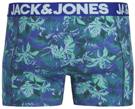  Jack & Jones Tropical Flowers Trunks 5-Pack Blue - Εσώρουχα/Μαγιό - Aνδρικά Εσώρουχα μεγάλα μεγέθη