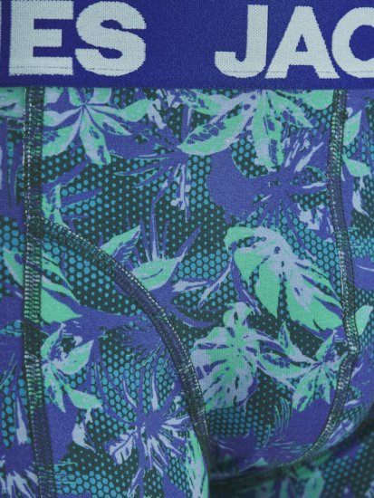  Jack & Jones Tropical Flowers Trunks 5-Pack Blue - Εσώρουχα/Μαγιό - Aνδρικά Εσώρουχα μεγάλα μεγέθη