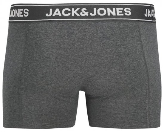 Jack & Jones Black Friday Trunks 3-Pack Grey Black - Εσώρουχα/Μαγιό - Aνδρικά Εσώρουχα μεγάλα μεγέθη