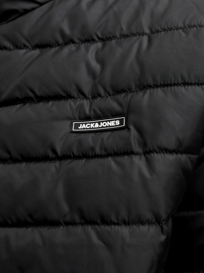 Jack & Jones Elvis Light Puffer Collar Jacket Black - Μπουφάν - Aνδρικά μπουφαν μεγάλα μεγέθη