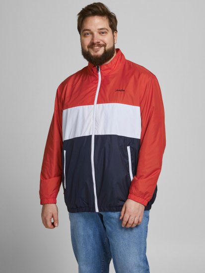 Jack & Jones Hunter Light Jacket Red - Μπουφάν - Aνδρικά μπουφαν μεγάλα μεγέθη