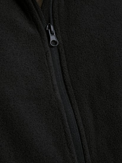 Jack & Jones Hype Fleece Black - Μπουφάν - Aνδρικά μπουφαν μεγάλα μεγέθη