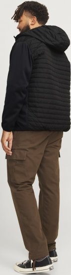 Jack & Jones MULTI QUILTED SET-IN Sleeves Jacket Black - Μπουφάν - Aνδρικά μπουφαν μεγάλα μεγέθη
