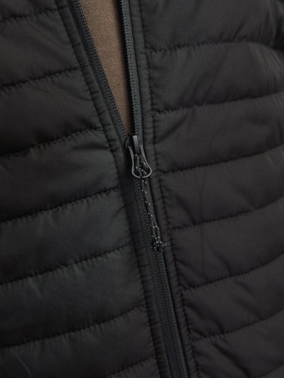 Jack & Jones MULTI QUILTED SET-IN Sleeves Jacket Black - Μπουφάν - Aνδρικά μπουφαν μεγάλα μεγέθη