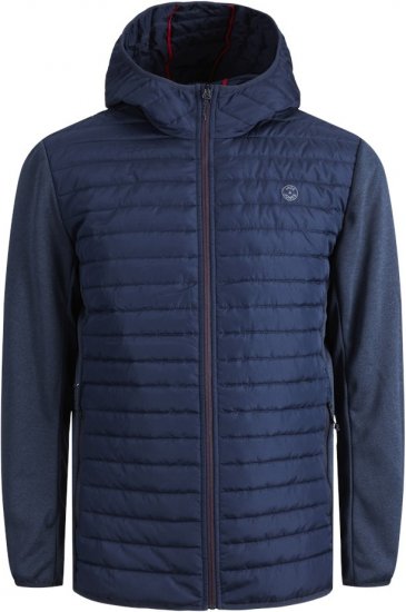 Jack & Jones MULTI QUILTED SET-IN Sleeves Jacket Navy Blazer - Μπουφάν - Aνδρικά μπουφαν μεγάλα μεγέθη