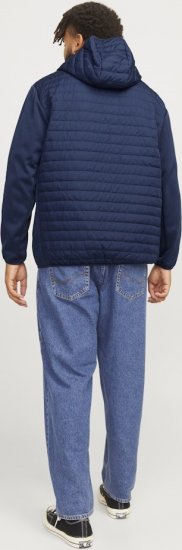 Jack & Jones MULTI QUILTED SET-IN Sleeves Jacket Navy Blazer - Μπουφάν - Aνδρικά μπουφαν μεγάλα μεγέθη