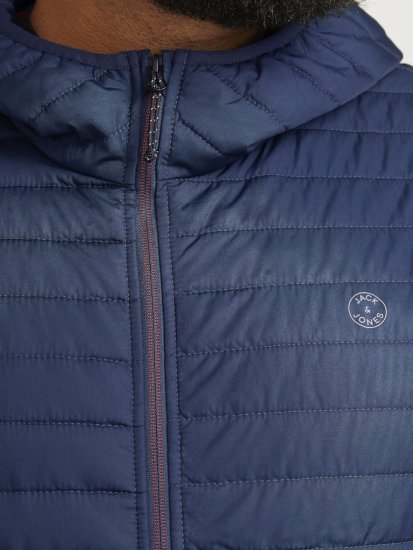 Jack & Jones MULTI QUILTED SET-IN Sleeves Jacket Navy Blazer - Μπουφάν - Aνδρικά μπουφαν μεγάλα μεγέθη