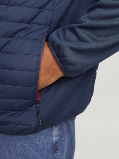 Jack & Jones MULTI QUILTED SET-IN Sleeves Jacket Navy Blazer - Μπουφάν - Aνδρικά μπουφαν μεγάλα μεγέθη