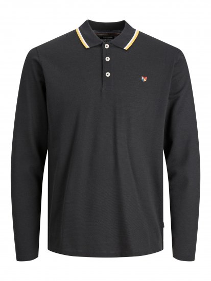 Jack & Jones JPRBLUWIN Long Sleeve Polo Back - Πόλο μπλουζάκια - Aνδρικά μπλουζακια πολο μεγάλα μεγέθη