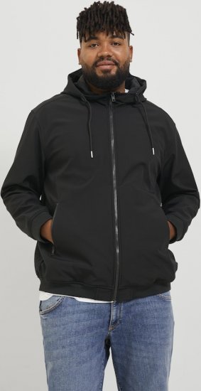 Jack & Jones BASIC Water-Resistant Softshell Jacket Black - Μπουφάν - Aνδρικά μπουφαν μεγάλα μεγέθη
