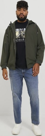 Jack & Jones BASIC Water-Resistant Softshell Jacket Green - Μπουφάν - Aνδρικά μπουφαν μεγάλα μεγέθη