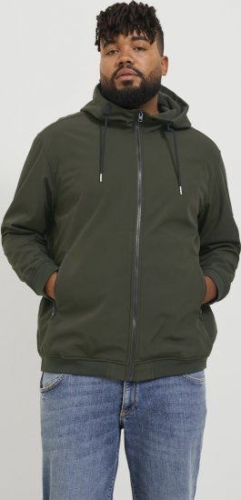Jack & Jones BASIC Water-Resistant Softshell Jacket Green - Μπουφάν - Aνδρικά μπουφαν μεγάλα μεγέθη