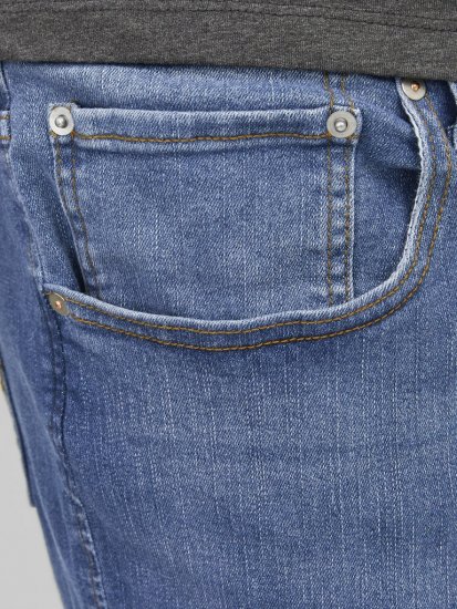 Jack & Jones MIKE ORIGINAL SQ 223 Jeans Blue Denim - Τζιν και παντελόνια - Aνδρικα τζιν παντελόνια μεγάλα μεγέθη